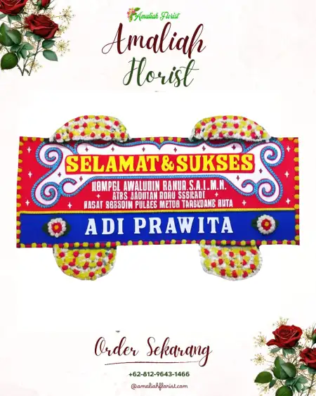 Papan Bunga Ucapan Selamat Wonodri